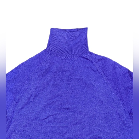 ZARA High collar knit sweater with below-the-elbow length sleeves. - Picture 2 of 5